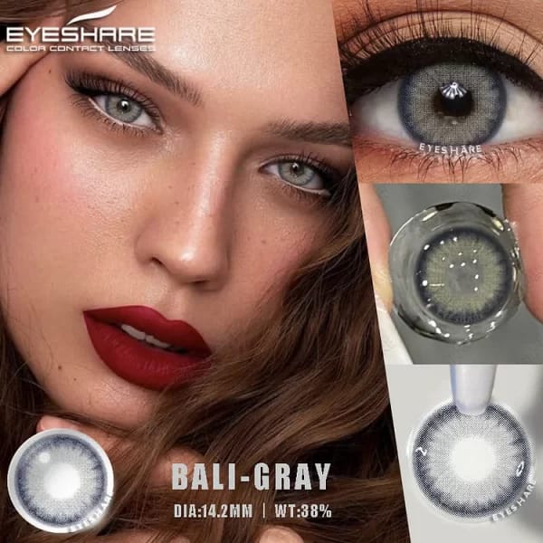 Lentes con estuche color baly gray (gris)