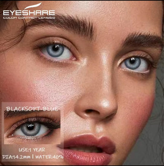 Lentes con estuche color blackspot blue (azul)