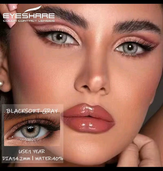 Lentes con estuche color blackspot gray  (gris)