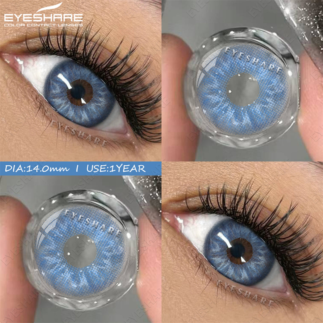 Lentes con estuche color brussels blue (azul)