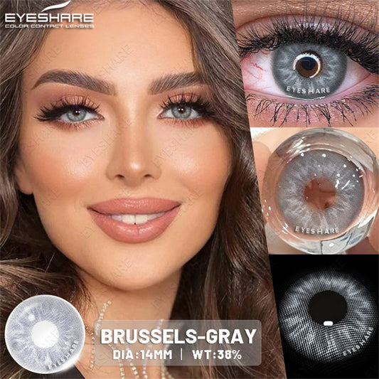 Lentes con estuche color brussels gray (Gris)