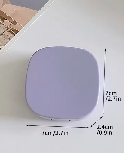 estuche viajero para lentes de contacto