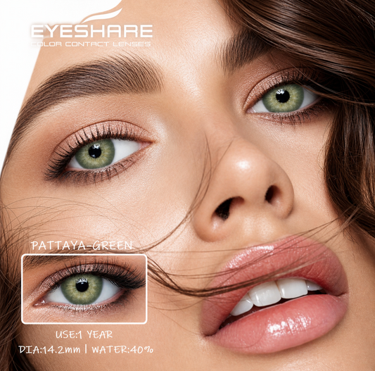 Lentes con estuche color pattaya green (verde)