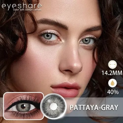Lentes con estuche color pattaya gray (gris)
