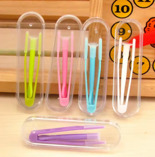 Pinzas y chupón  para lentes de contacto